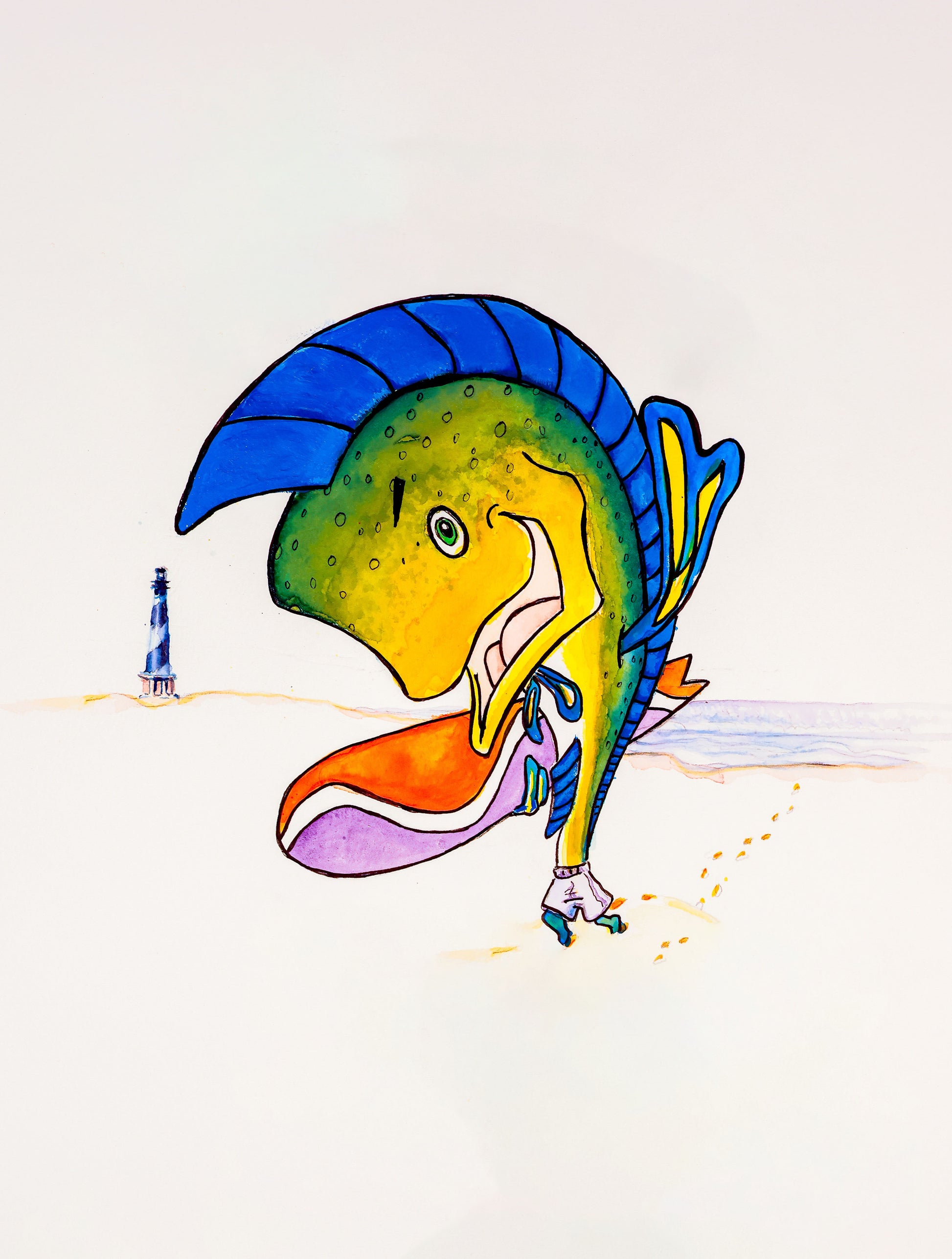 Surfin Mahi print