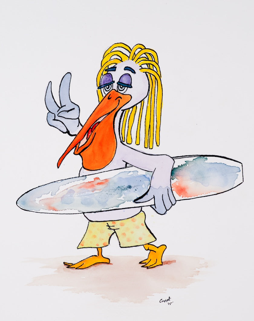 Peace Pelican print