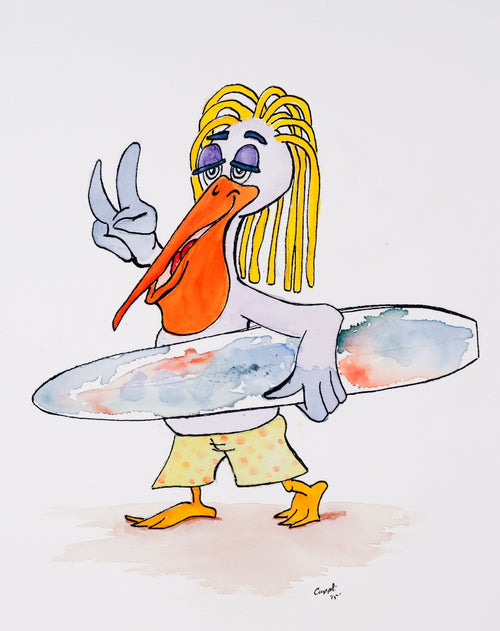 Peace Pelican print